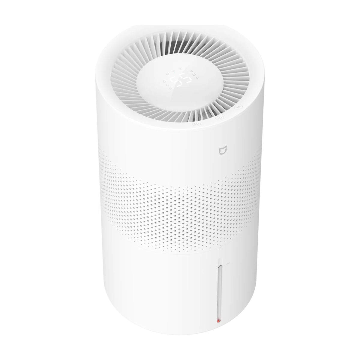 Rechterkant van de Xiaomi Smart Evaporative Humidifier Pro, schuin van boven gezien