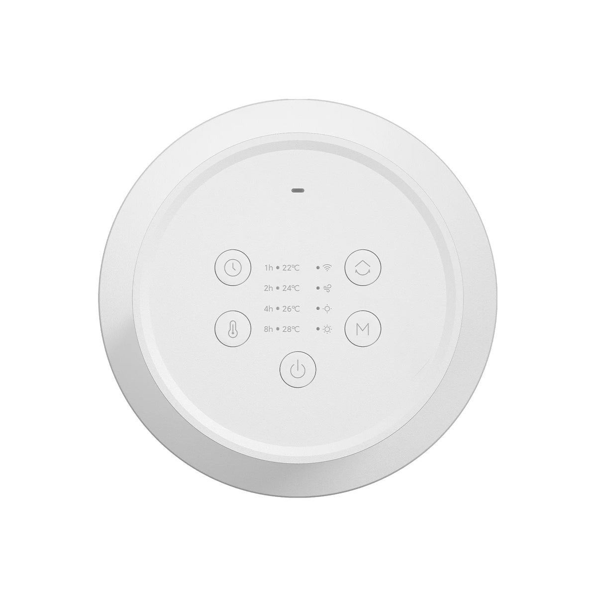 Bedieningspaneel op de bovenkant van de Xiaomi Smart Graphene Heater