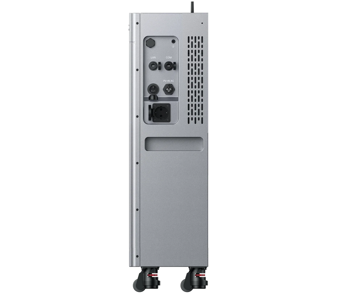 Geopende aansluitklep van de Zendure SolarFlow 4000 Mix Pro
