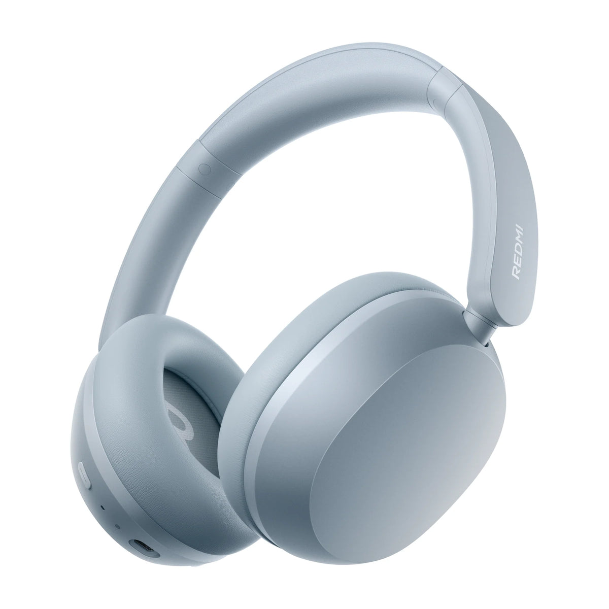 Xiaomi Redmi Headphones Neo in blauw, schuin van links gezien