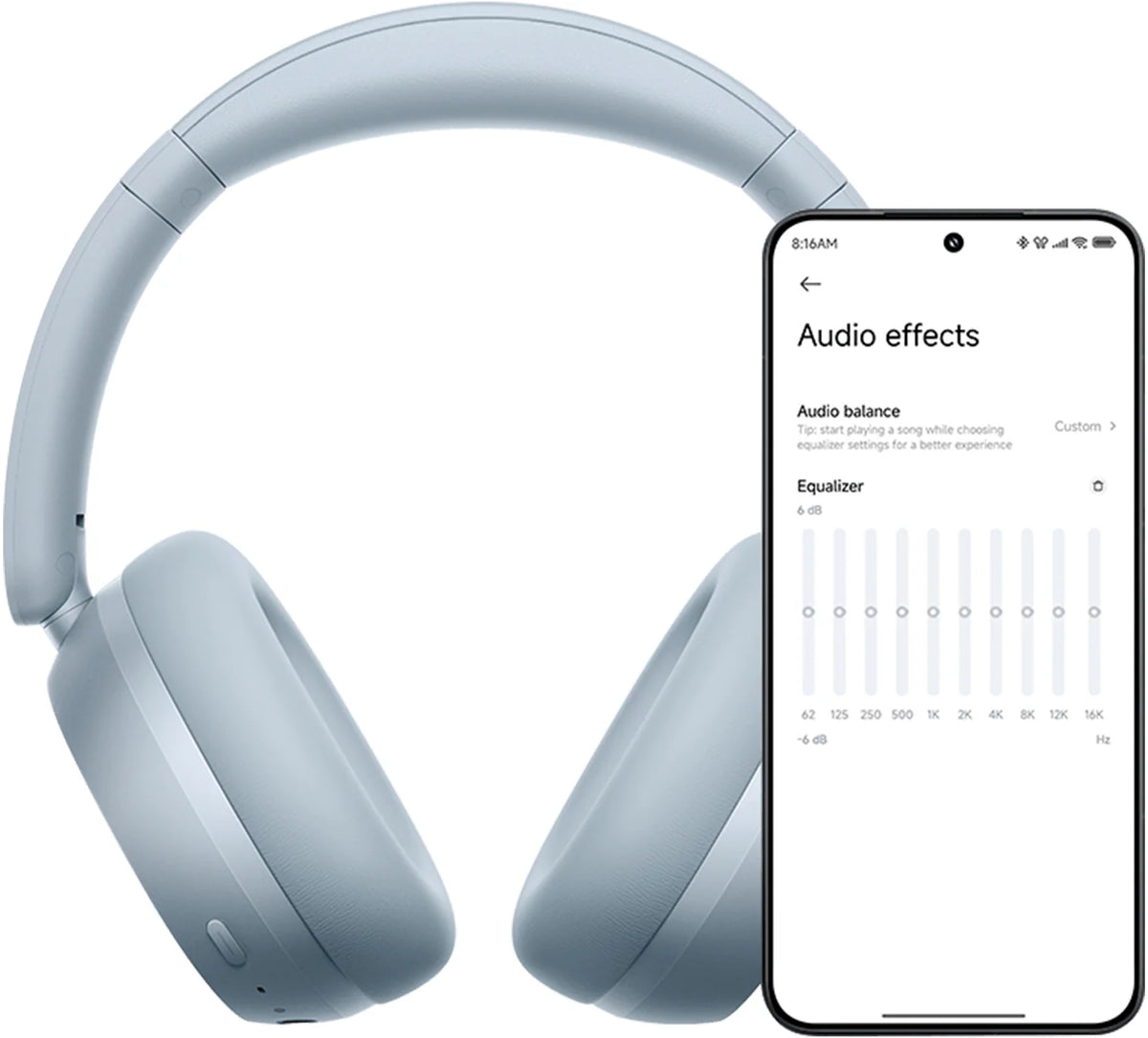 Equalizer van de Xiaomi Redmi Headphones Neo instellen in de Xiaomi Earbuds app