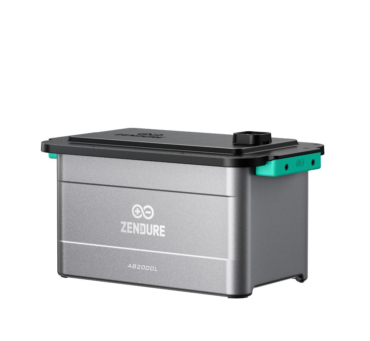 Rechterzijaanzicht van de Zendure AB2000L uitbreidingsbatterij