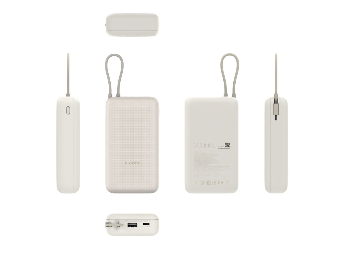 Xiaomi 33W Power Bank 20000mAh (câble intégré)