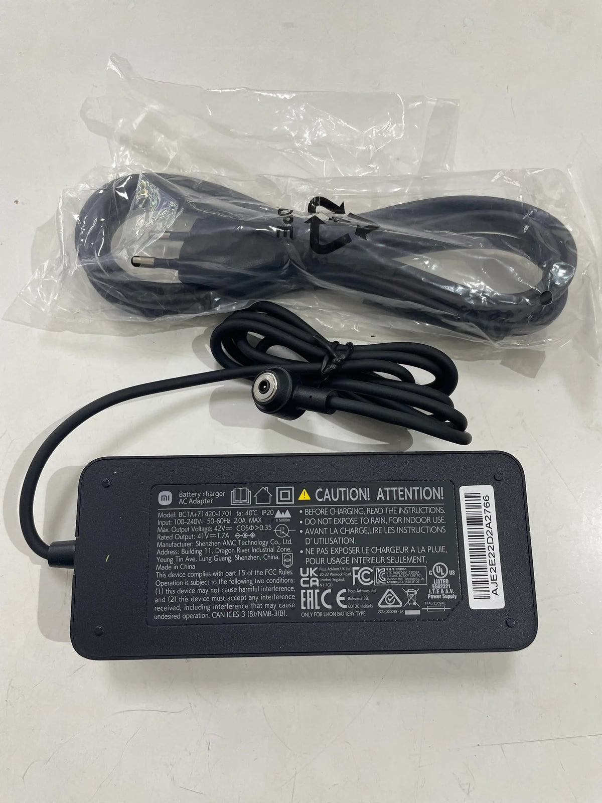 Xiaomi Scooter 4 Pro Ladegerät