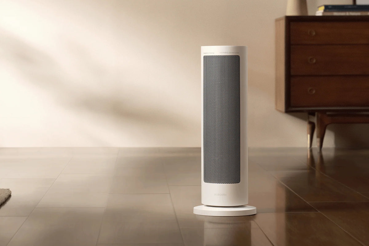 Xiaomi Smart Graphene Heater in een zonnige kamer
