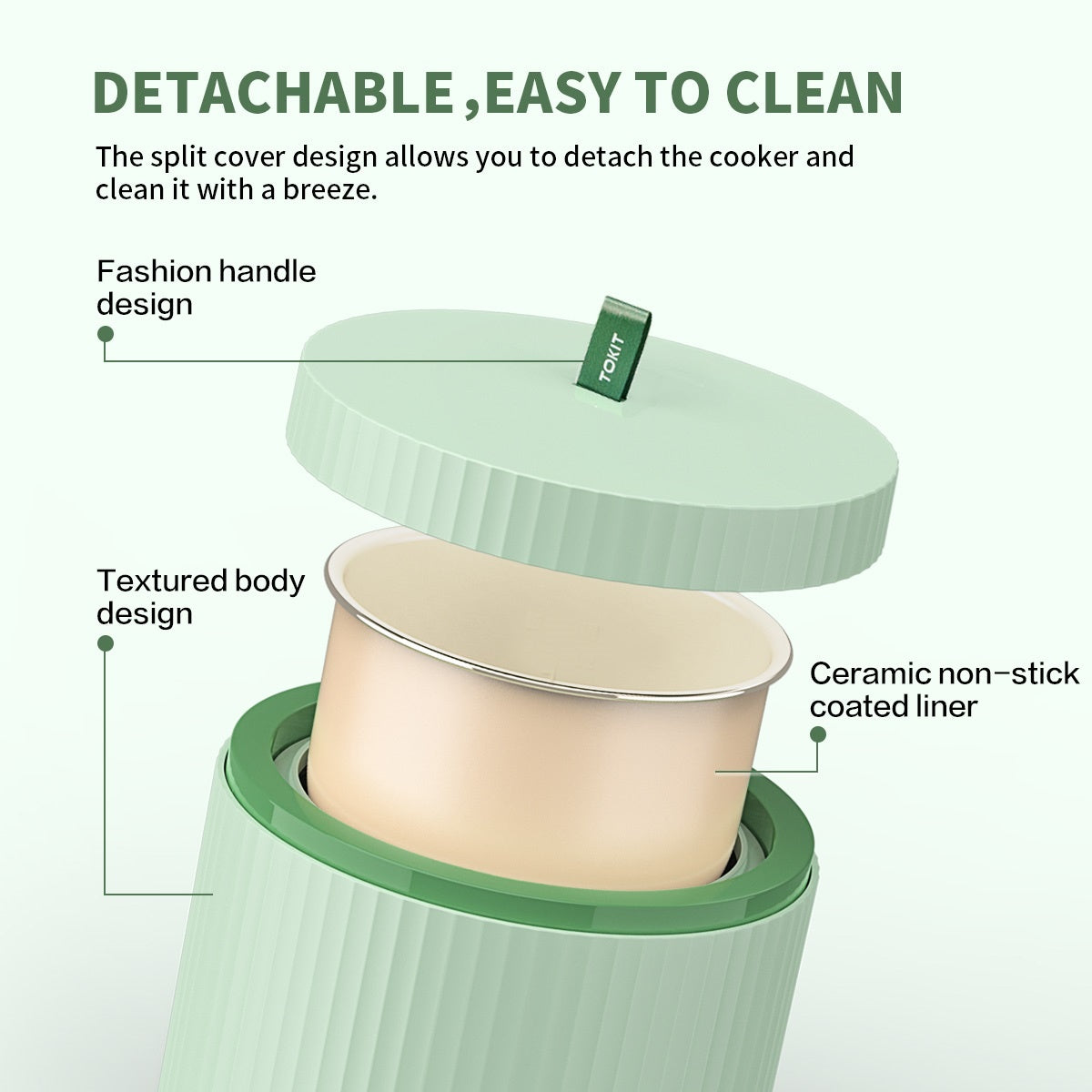 Xiaomi TOKIT Pat Rijstkoker 1.5L